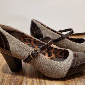 Clarks Sapphire Stel 66931 Bendables Brown Mary Ja